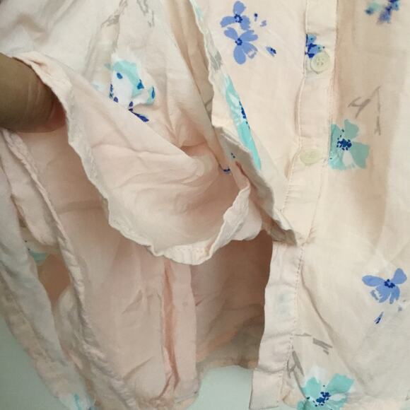 Free People Greatest Day Smocked Floral Mini Pink Dress Sz S - Picture 5 of 8